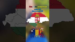 Hungarian irredentism mapchart geography europe mapper shorts hungary viralvideo maping [upl. by Skip]