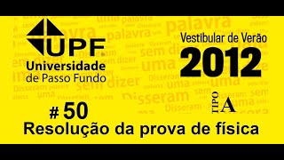 FÍSICA– UPF–20121– Questão50 Uma caixa de 5 kg é lançada do ponto C com 2 ms sobre [upl. by Atteras]