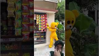 chips chori teddy 🧸 kar Raha hai mrcrazy funny teddy teddybear frownies shorts [upl. by Milas]