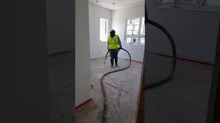 Floor Leveling Lightweight Concrete Gypsum Concrete  Gypcrete  Los Angeles [upl. by Bortz]