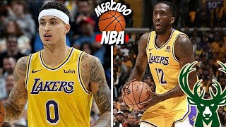 KKuzma DE VOLTA ao Lakers  TPrince ASSINA com o Bucks  Mercado NBA [upl. by Kataway]