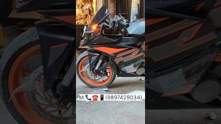 KTM 200 Sticker Kit installation All Bike Accessories ktmrc200 ktmrc390 ktmrcppf ktmrc125 ktmrc [upl. by Inesita]