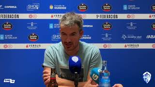 Rueda de prensa Rubén Domínguez Ourense CF 🆚 Gimnástica Segoviana [upl. by Teufert]