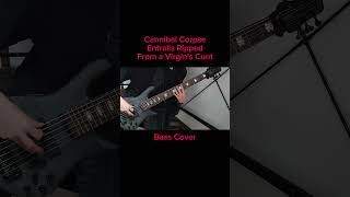 Cannibal Corpse  Entrails Ripped From a Virgins Cunt 【Bass Cover 】shorts [upl. by Rochkind]