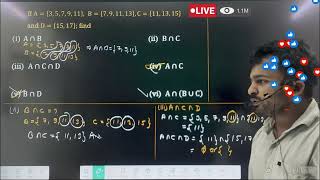 Set theory CLASS 11 MATHS  Question 8 If A  3 5 9 11 and B  7 9 11 13 [upl. by Wolfort]