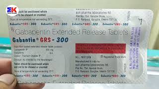 Gabantin GRS 300mg Tablet  Gabapentin Tablet  Gabantin Tablet  Gabantin GRS 300 Tablet Uses [upl. by Dimitry889]