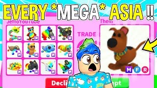 Trading EVERY MEGA SOUTHEAST ASIA Egg Pet In Adopt Me Roblox  Adopt Me Rich Trades COMPILATION [upl. by Rossner]