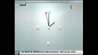 NTV  Reklam Yeni Saat ve Haber Jeneriği 2015 [upl. by Mundy]