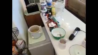 Making Lotion out of Oil Beeswax Borax and Colloidal Silver [upl. by Notsle]