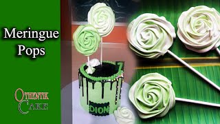 Meringue Pops රසම රස මෙරූන්ග් පොප්ස් හදමු Meringue Lollipops Recipe [upl. by Nauqet]