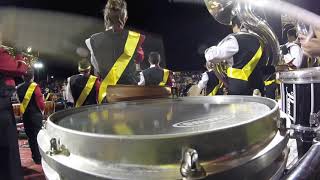 Yorkville High School Marching Foxes 2018 GoPro Show  Pirates of the Caribbean [upl. by Namrehs800]