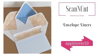 ScanNCut Envelope Liners [upl. by Tiffanie906]