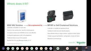 New Viconics Schneider Electric VAV Solution Webinar [upl. by Hurley]