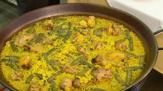 Receta de la Paella Valenciana english [upl. by Lin576]