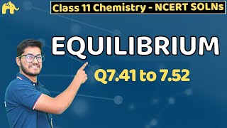 Equilibrium Class 11 Chemistry  Chapter 7 Ncert Solutions Questions 4152 [upl. by Farica738]