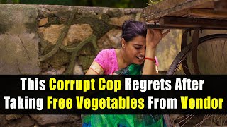 The Corrupt Cop Regrets After Taking Free Vegetables From Vendor  Nijo Plus [upl. by Leima]