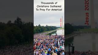 Hallelujah Thousands Gathered To Pray For America gospelmusic christianworship christianrevival [upl. by Enomsed232]