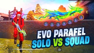 New Evo Parafal Max Lvl Solo Vs Squad Gameplay  Badge99 [upl. by Nitsyrc]