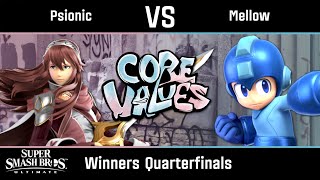 Psionic Lucina vs Mellow Mega Man  Ultimate Winners Quarterfinals  CORE VALUES V [upl. by Harelda]