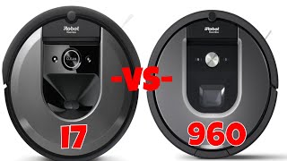 iRobot Roomba 960 VS Roomba i7 Robot Vacuum  Which is better Same Test [upl. by Brause821]