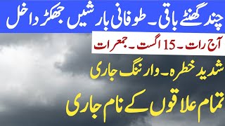 wide spread rain thunderstorm starting  mosam ka Hal  Punjab weather  Karachi weather [upl. by Rodmun406]