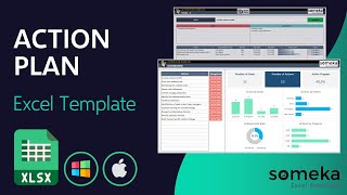 Action Plan Template  Organize amp track goals and actions in Excel [upl. by Yung]