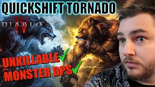 Quickshift Tornado S Tier Druid Build Super Tanky and Amazing DPS Diablo 4  Season 4 [upl. by Galven]