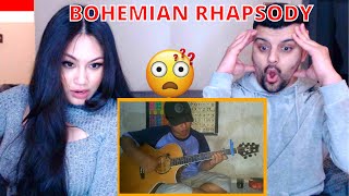 Queen  Bohemian Rhapsody ALIP BA TA fingerstyle cover REACTION [upl. by Varin]