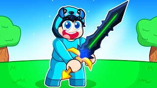 I Swung 100000 Times In Roblox Anime SWORD Simulator With Crazy Fan Girl [upl. by Tsirhc]