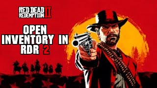 How to Open Inventory in Red Dead Redemption 2 2024  Access Inventory in RDR 2 [upl. by Adnarahs645]