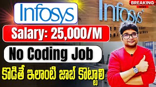 Infosys Direct Hiring Started  Infosys Executive jobs  Latest jobs 2024 in Telugu  VtheTechee [upl. by Harimas]