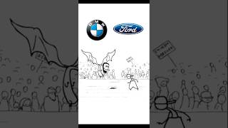 Bmw vs Ford 😎 bmw ford funny memes shorts viralvideo [upl. by Iilek]