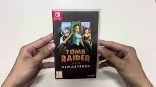 Tomb Raider IIII Remastered Starring Lara Croft Nintendo Switch Unboxing [upl. by Adehsor]