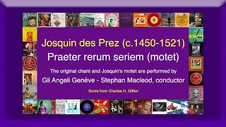 Josquin des Prez  Praeter rerum seriem [upl. by Judi]