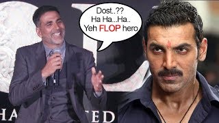 Akshay Kumar Makes FUN Of John Abrahams Comment On Gold Vs Satyamev Jayate Clash On 15th Aug 2018 [upl. by Koenig]