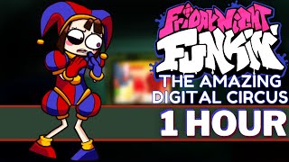 VIRTUAL INSANITY  FNF 1 HOUR SONG Perfect Loop The Amazing Digital Circus Pilot I Vs Pomni [upl. by Nosemyaj]