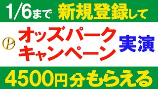 【ポイ活】競馬、競輪、オートレースの「オッズパーク」で4500円分もらえる。キャンペーンコードを使った登録方法について [upl. by Ahsela]