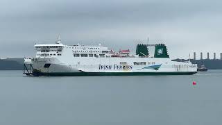 MV Isle of Inisheer Arrives at Pembroke Dock 23924 [upl. by Rehptosirhc]