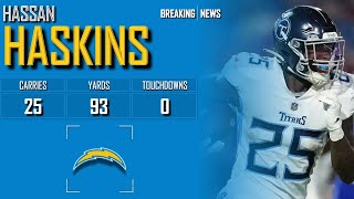 𝐁𝐑𝐄𝐀𝐊𝐈𝐍𝐆 𝐍𝐄𝐖𝐒 Los Angeles Chargers Claim RB Hassan Haskins Off Waivers  2024 NFL Offseason [upl. by Myke]