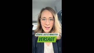 Söders JustizMinister versagt [upl. by Emelina]