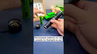 Rechargeable batteries are now available for flashlights as well [upl. by Lydell]