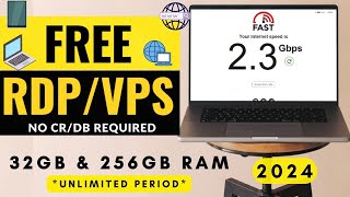 How to Get Free RDPVPS in 2024  StepbyStep Setup [upl. by Htiduy]