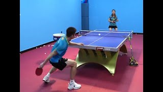 table tennisLoop Chop TrainingZhang Jike Teaches You How to Train Like the Chinese National Team5 [upl. by Tyler]