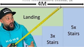 How To MEASURE Stairs amp Landing Carpet Easy Plan for Beginners carpet stairs diy howto [upl. by Paulette]