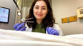 ASMR Seeing the Gynecologist First Pap Smear Patient identifies as a Virgin [upl. by Avaria]