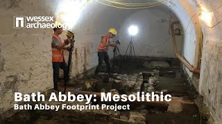 Bath Abbey Mesolithic archaeological finds [upl. by Vivi]