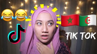 Reaction to Algerians amp Morrocans Tik Tok  🇩🇿🇲🇦العرب مجانين [upl. by Kirsti]