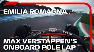 Max Verstappens Pole Lap  2022 Emilia Romagna Grand Prix  Pirelli [upl. by Rudolfo]