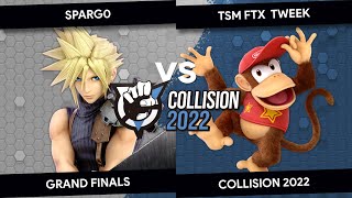 Collision 2022  Sparg0 Cloud vs Tweek Diddy Kong  Grand Finals [upl. by Lorelle250]