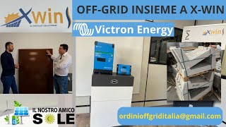 FOTOVOLTAICO FAI DA TE VICTRON CON XWIN [upl. by Esinehc]